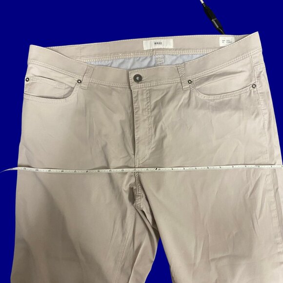 Brax Feel Good Cadiz Ultralight Straight Fit Pants Beige Men’s 40/36 - Picture 5 of 10